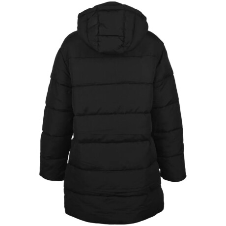 Campera Abrigo Topper Parka Imperm C/ Capucha Dama Negro