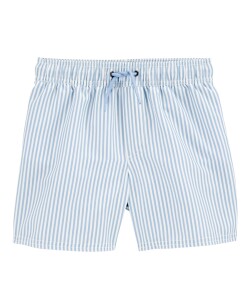 Short de baño, con protección UPF 50+, diseño a rayas Sin color