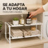 Organizador Estante Bajo Mesada Cocina 2 Niveles Calidad Organizador Estante Bajo Mesada Cocina 2 Niveles Calidad