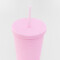 Vaso Con Tapa + Sorbito Beverly Lila