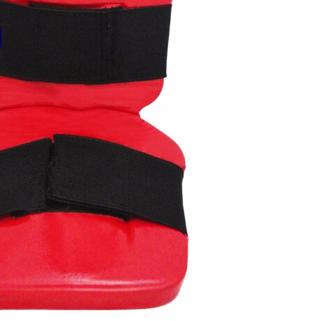 Protector Tibial Taekwondo Karate Mma Artes Marciales Rojo
