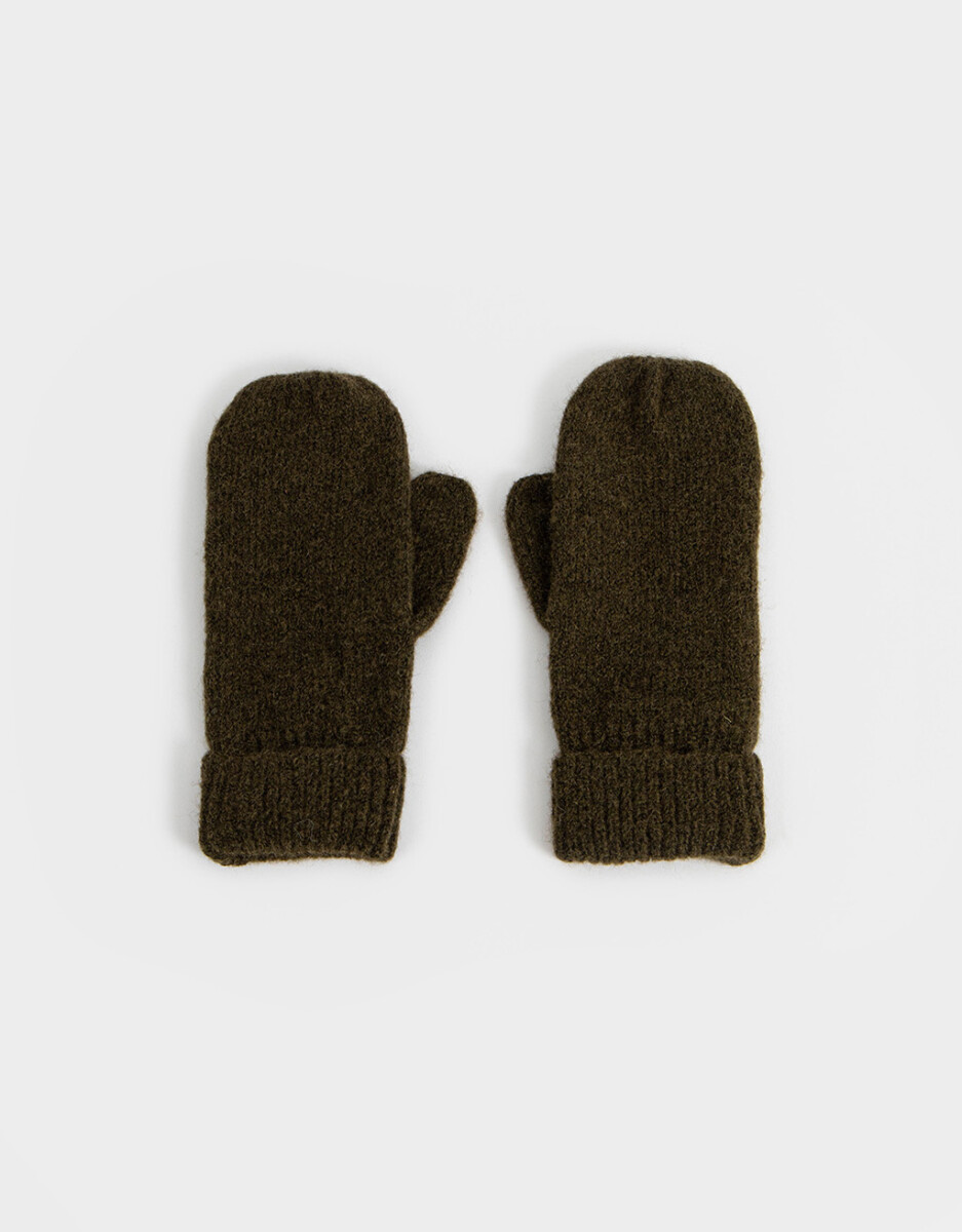 Guantes Tejidos Verde 