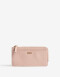 Ficheros Billetera Fichero Rectangular Con Cierre - Rosa Piel