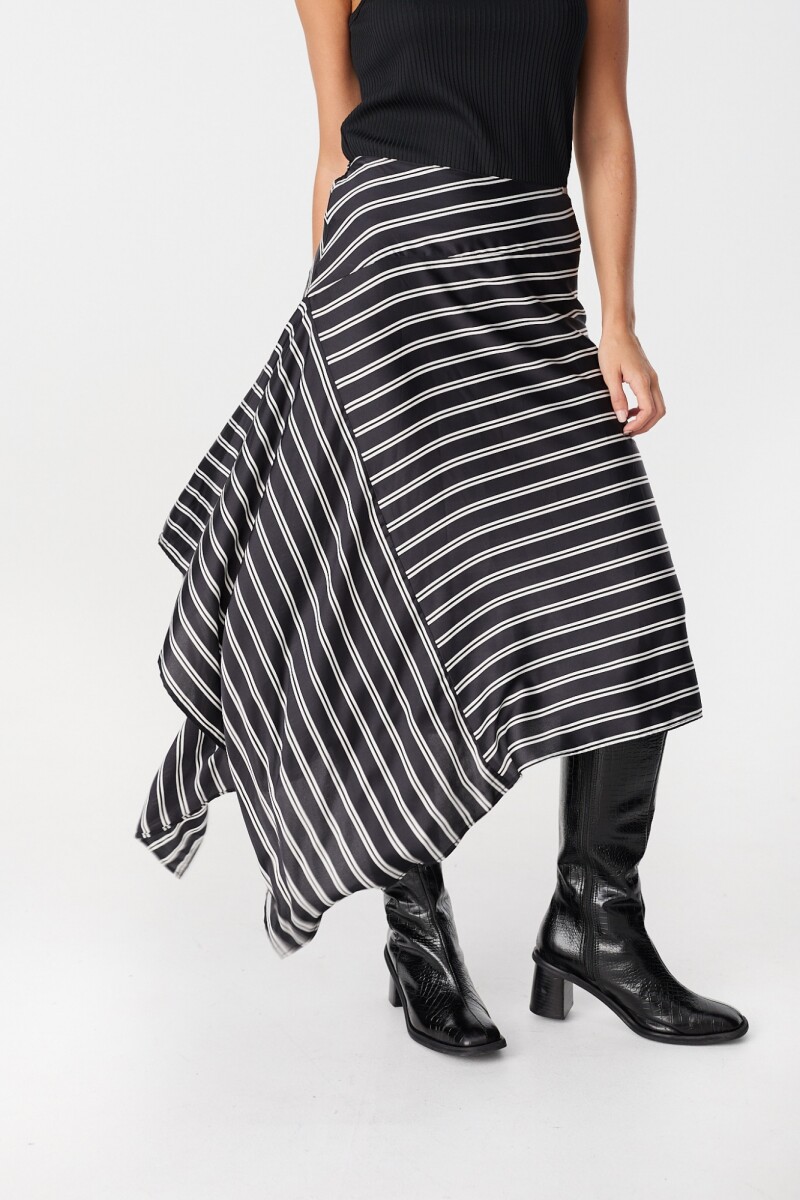 Falda Rectangular Rayas