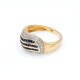 Anillo oro 18k zafiros y brillantes Anillo oro 18k zafiros y brillantes