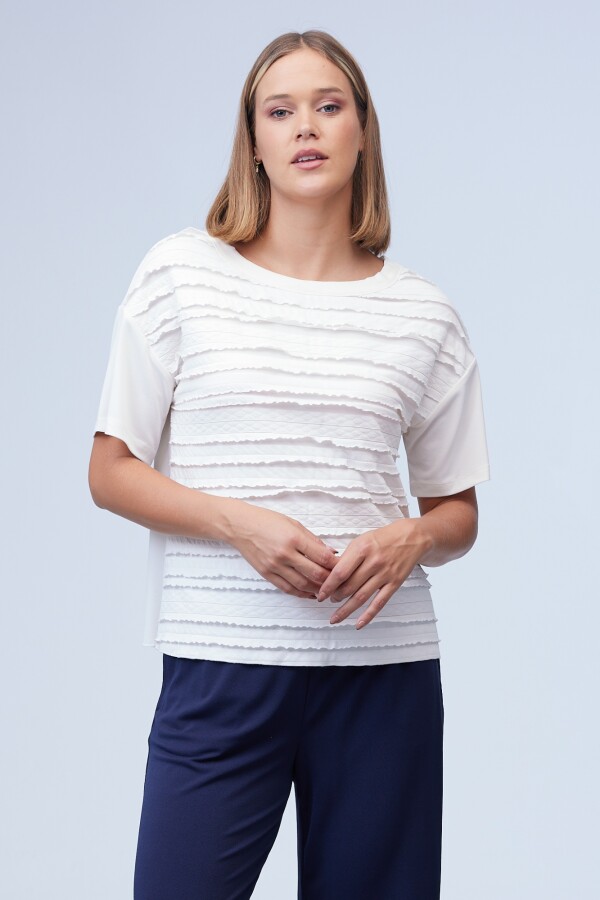 Blusa Textura CRUDO