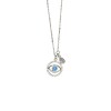 Conjunto Ojo turco circulo - Plata 925 - Zirconias- CJ3055 Conpiedra