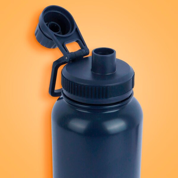 Botella acero unicolor 1.4L azul