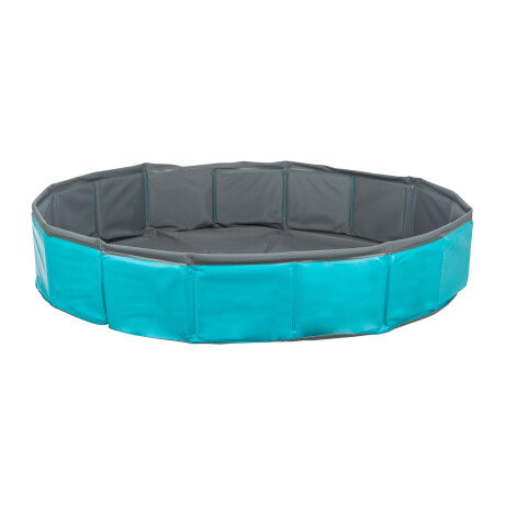 Piscina Plegable Para Mascota 160x30cm PVC Estable y Segura Celeste