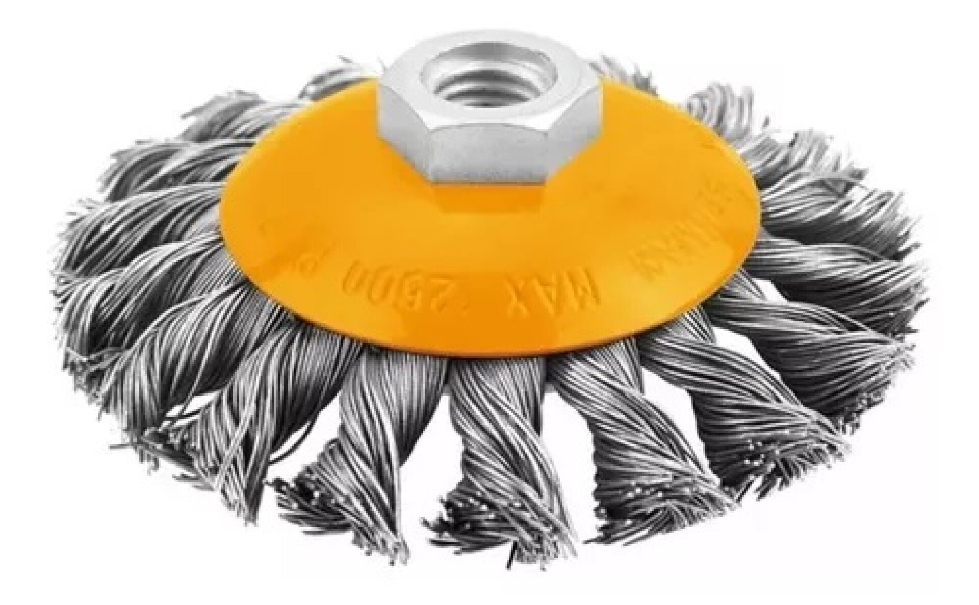 TOLSEN CEPILLO COPA CHATO TRENZADO AMOLADORA 100MM 