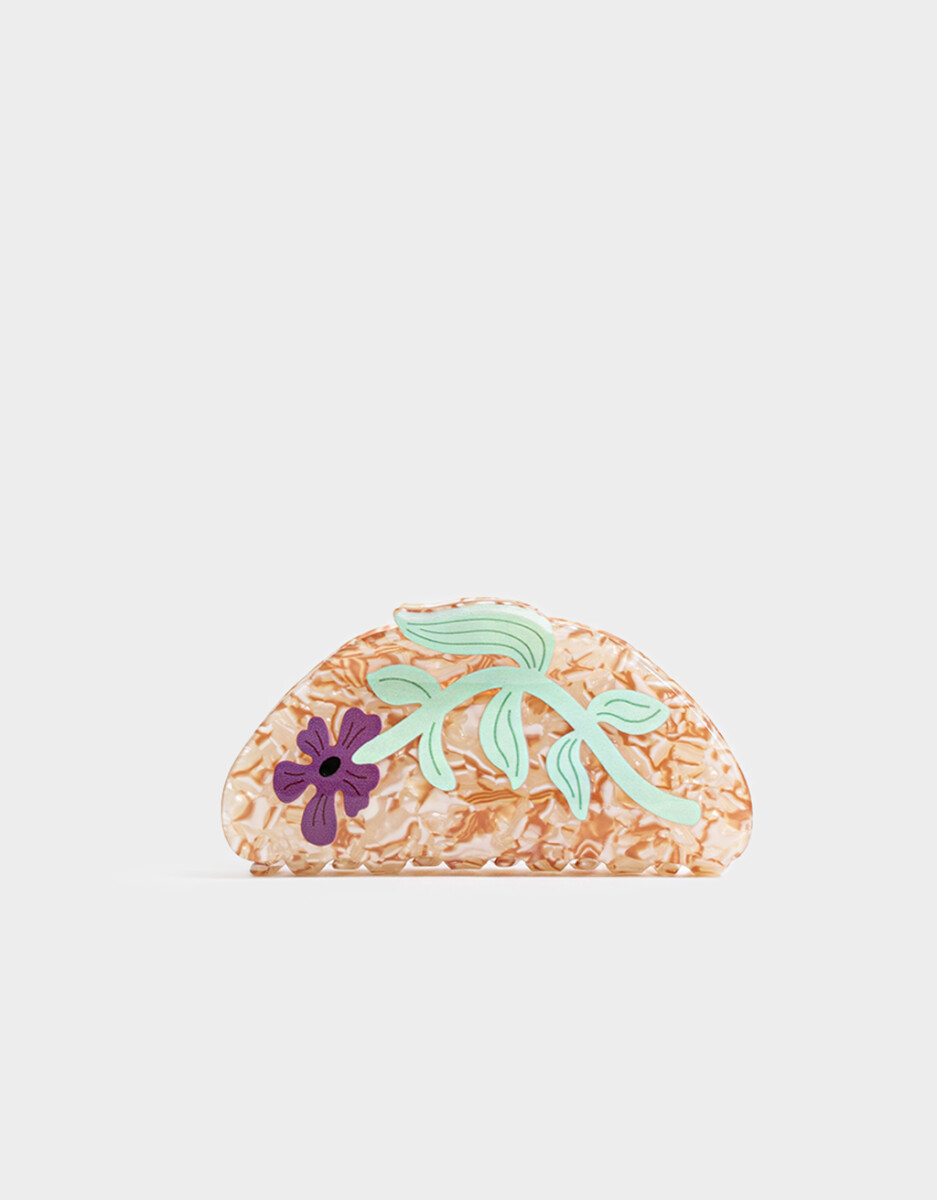 Broche Acrílico Flor 