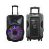 Parlante activo portátil bluetooth KTS1161 15"con micrófono y ruedas Parlante activo portátil bluetooth KTS1161 15"con micrófono y ruedas