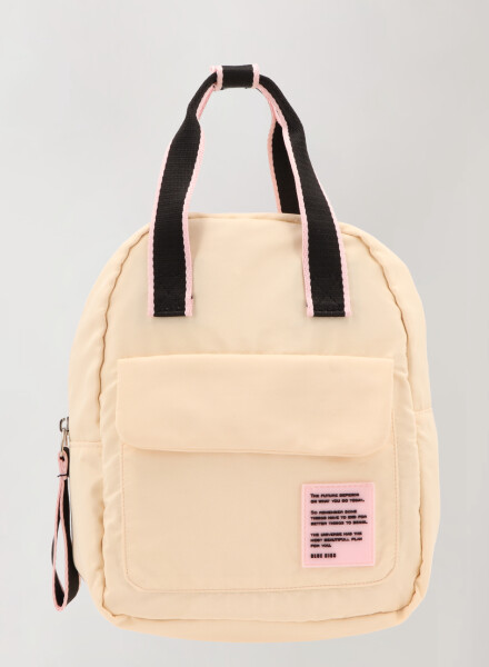 Mochila nylon dream Beige