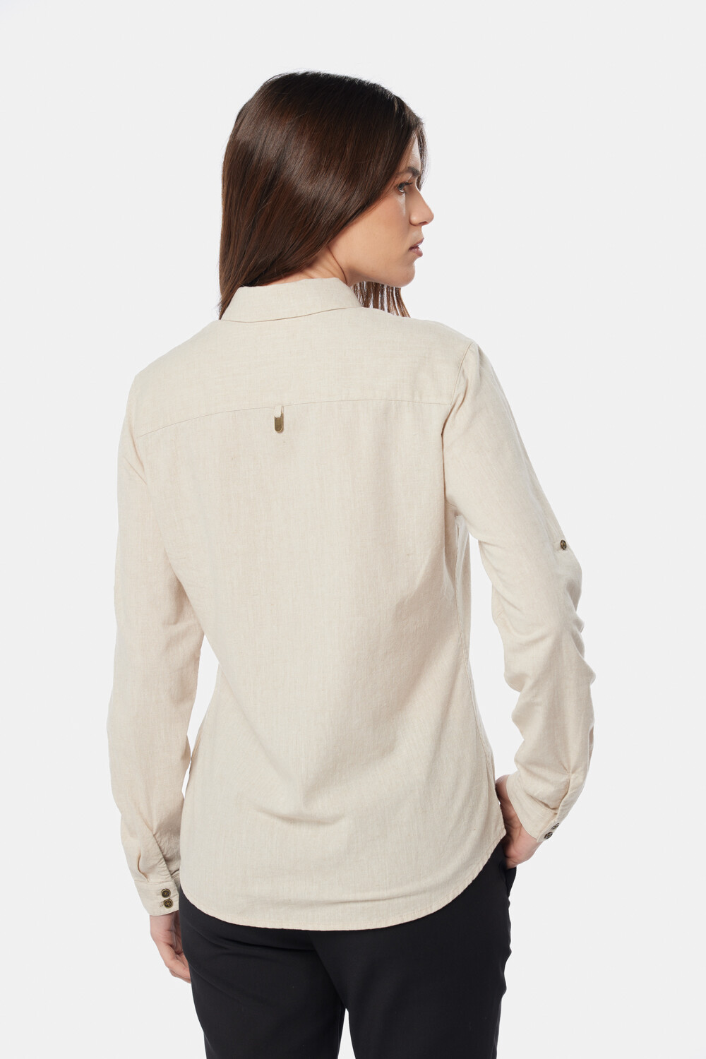 CAMISA DE LINO Beige