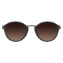 Lentes De Sol Chilli Beans Redondo - Unisex Gradiente Marrón/Marrón Oscuro