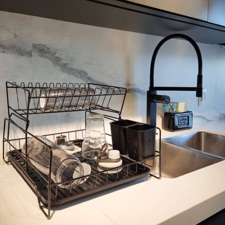 Escurridor De Metal Negro