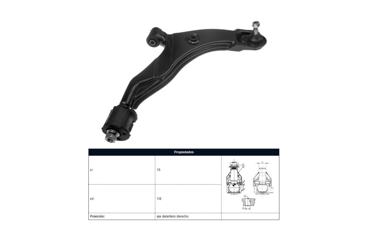 Parilla De Suspension Del Hyundai Accent, Jac J3 A137 94-25 Der Parilla De Suspension Del Hyundai Accent, Jac J3 A137 94-25 Der