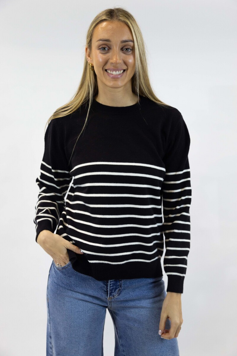 Buzo elsa raya - Negro 
