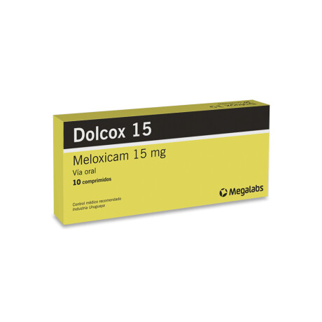 Dolcox 15mg 10 Tabletas Dolcox 15mg 10 Tabletas