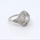 Anillo Antiguo En Oro18K, Brillantes Y Diamantes Anillo Antiguo En Oro18K, Brillantes Y Diamantes