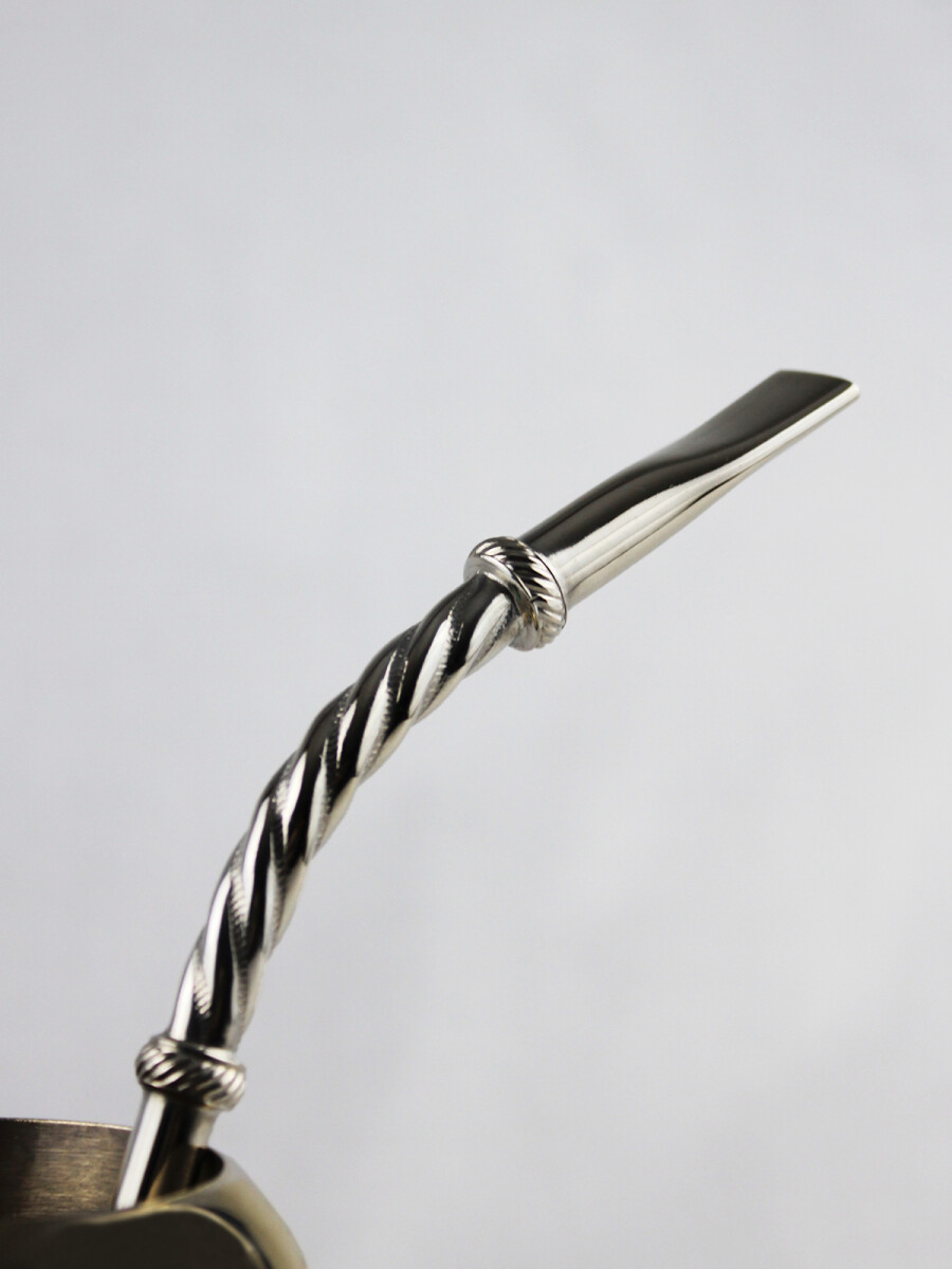 Bombilla de Plata Criolla Gallonada 