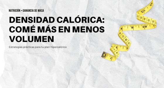 Cómo aumentar la densidad calórica