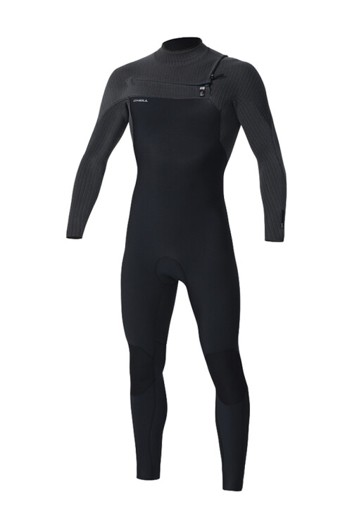 HyperFreak 4/3+mm - Chest Zip Full Wetsuit - Black Tempered Steel HyperFreak 4/3+mm - Chest Zip Full Wetsuit - Black Tempered Steel