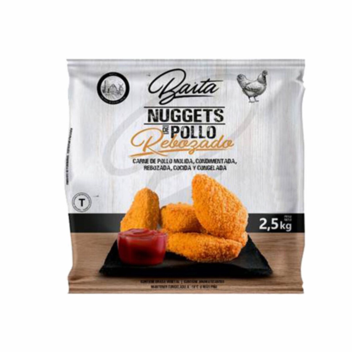 Nuggets de Pollo - 2,5 Kg. 