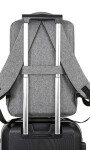 MOCHILA CHICAGO TRIBUNE GRIS