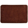 Alfombra De Baño Dohler En Microfibra 60x40cm Chocolate
