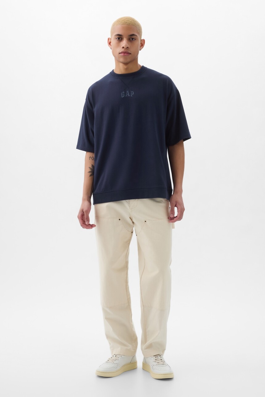 Remera Logo Gap Hombre Navy Uniform