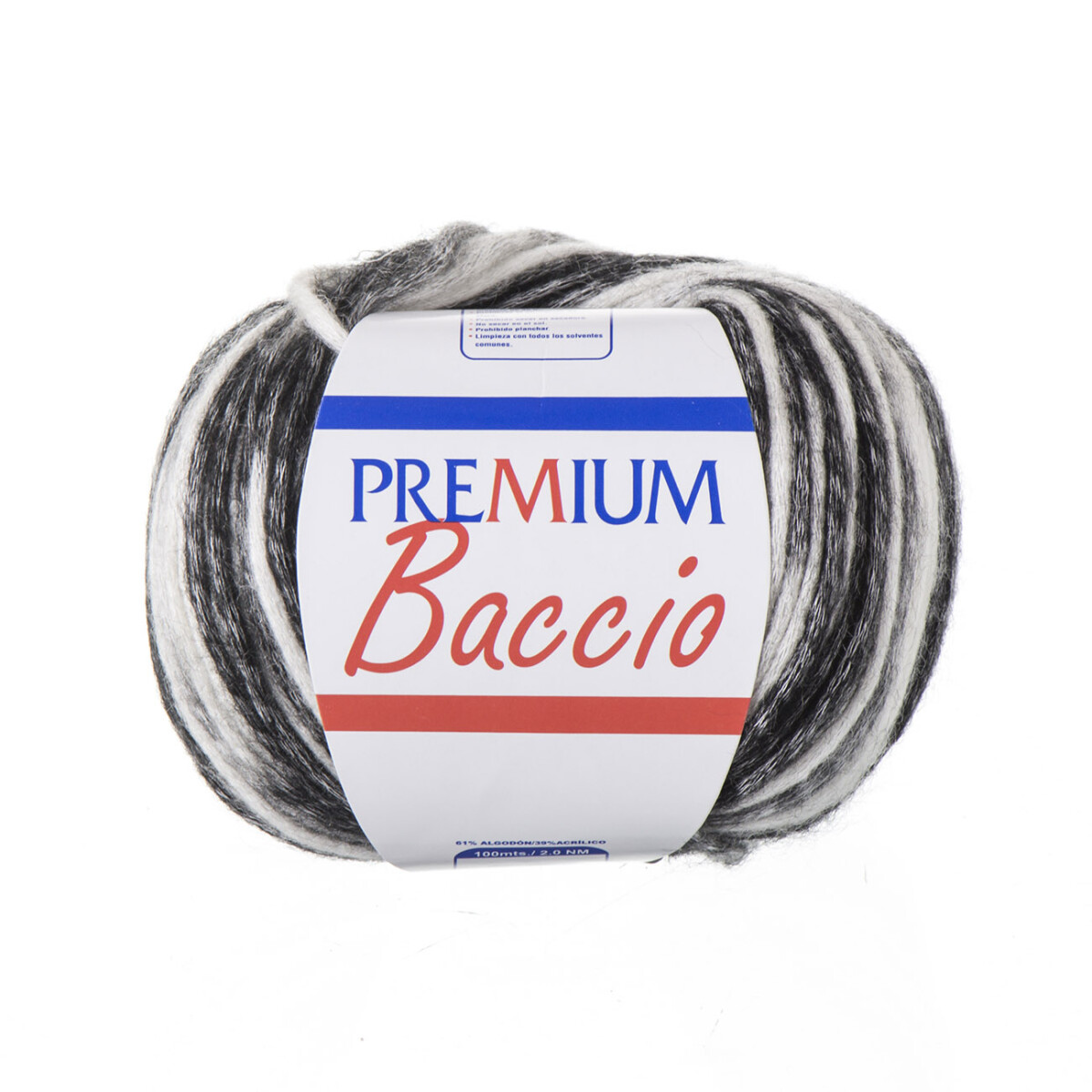 Ovillo Premium Baccio - negro 