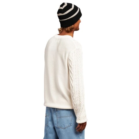SWEATER LEIVA S-XL CREMA