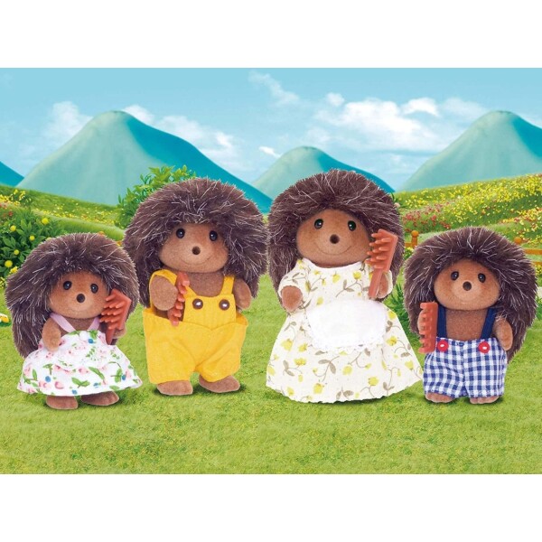 Sylvanian Families Familia 4 Erizos Muñeco Figura Juguete Sylvanian Families Familia 4 Erizos Muñeco Figura Juguete