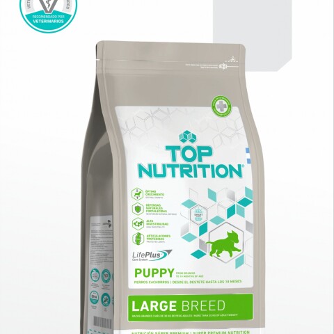 TOP NUTRITION PERROS CACHORROS RAZAS GRANDES X 15+3 KG Top Nutrition Perros Cachorros Razas Grandes X 15+3 Kg
