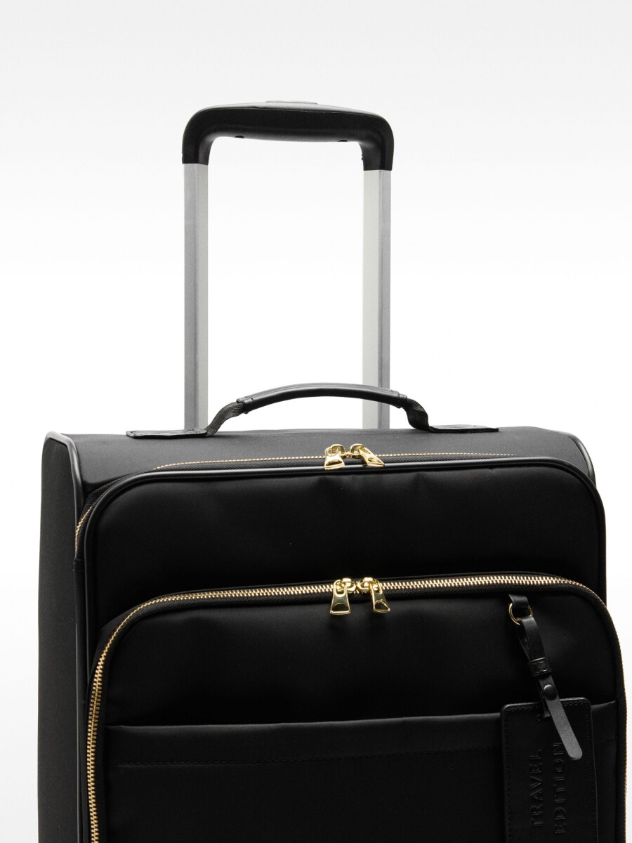 Maleta De Viaje De Nylon Con Colgante negro