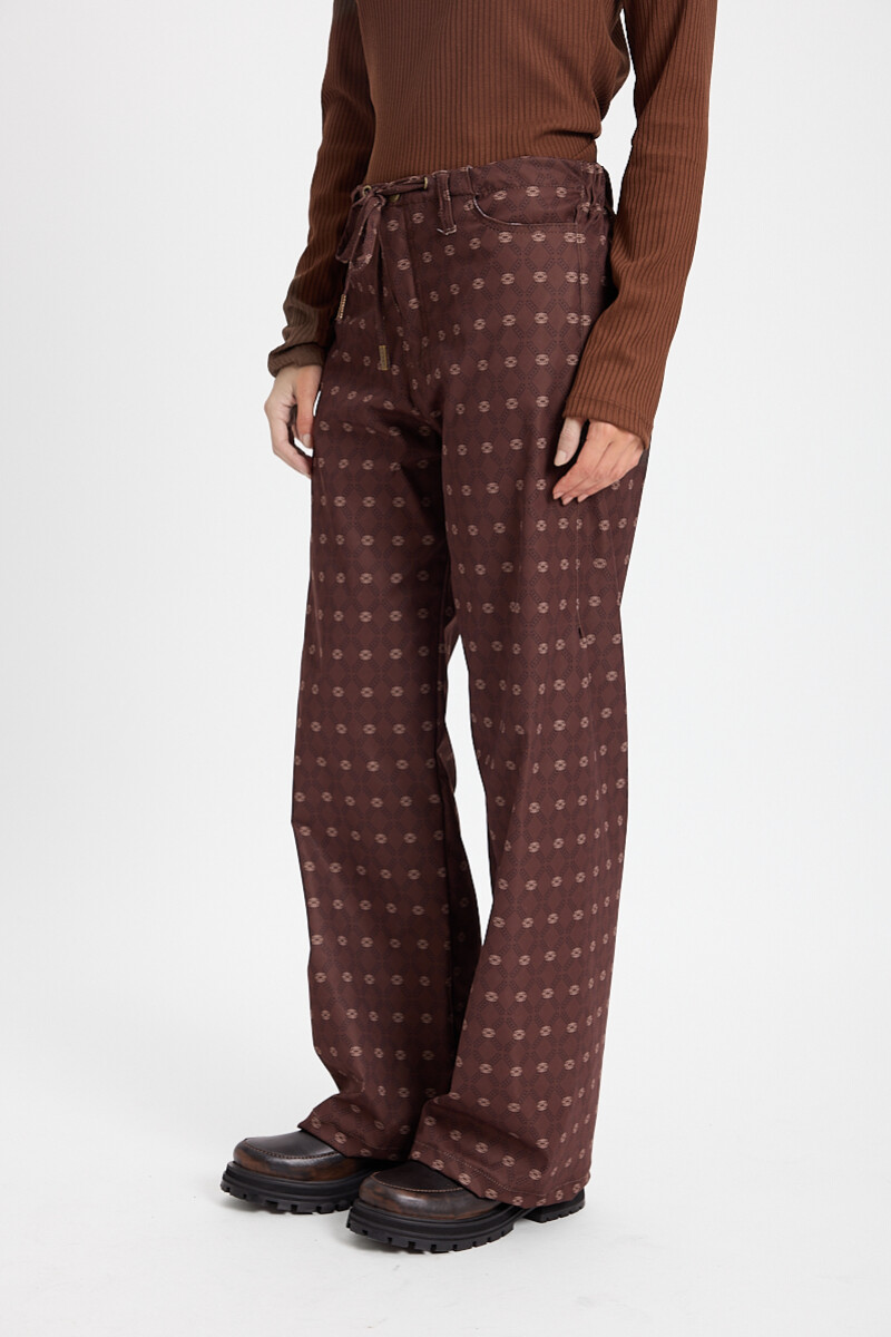 Pantalon Ajustable Marron