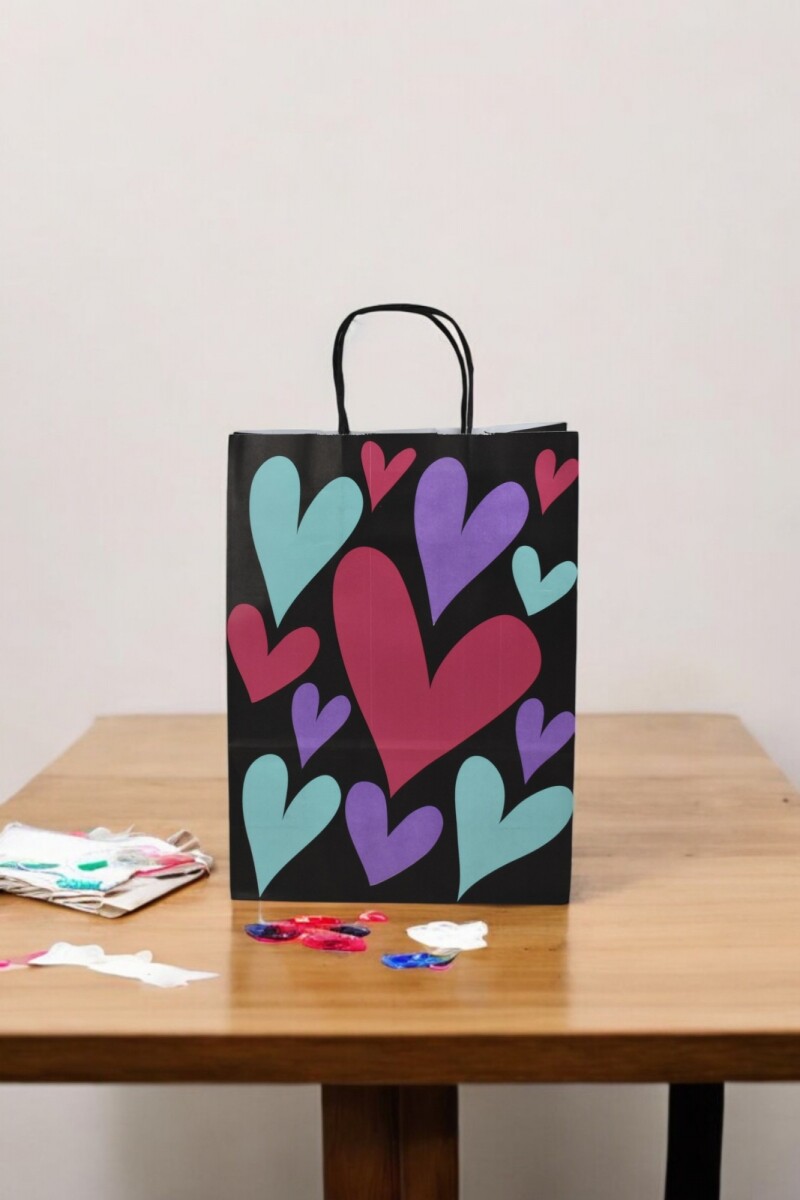 Bolsa fantasia luna 22x10x30 cm. - AMOR COLOR 
