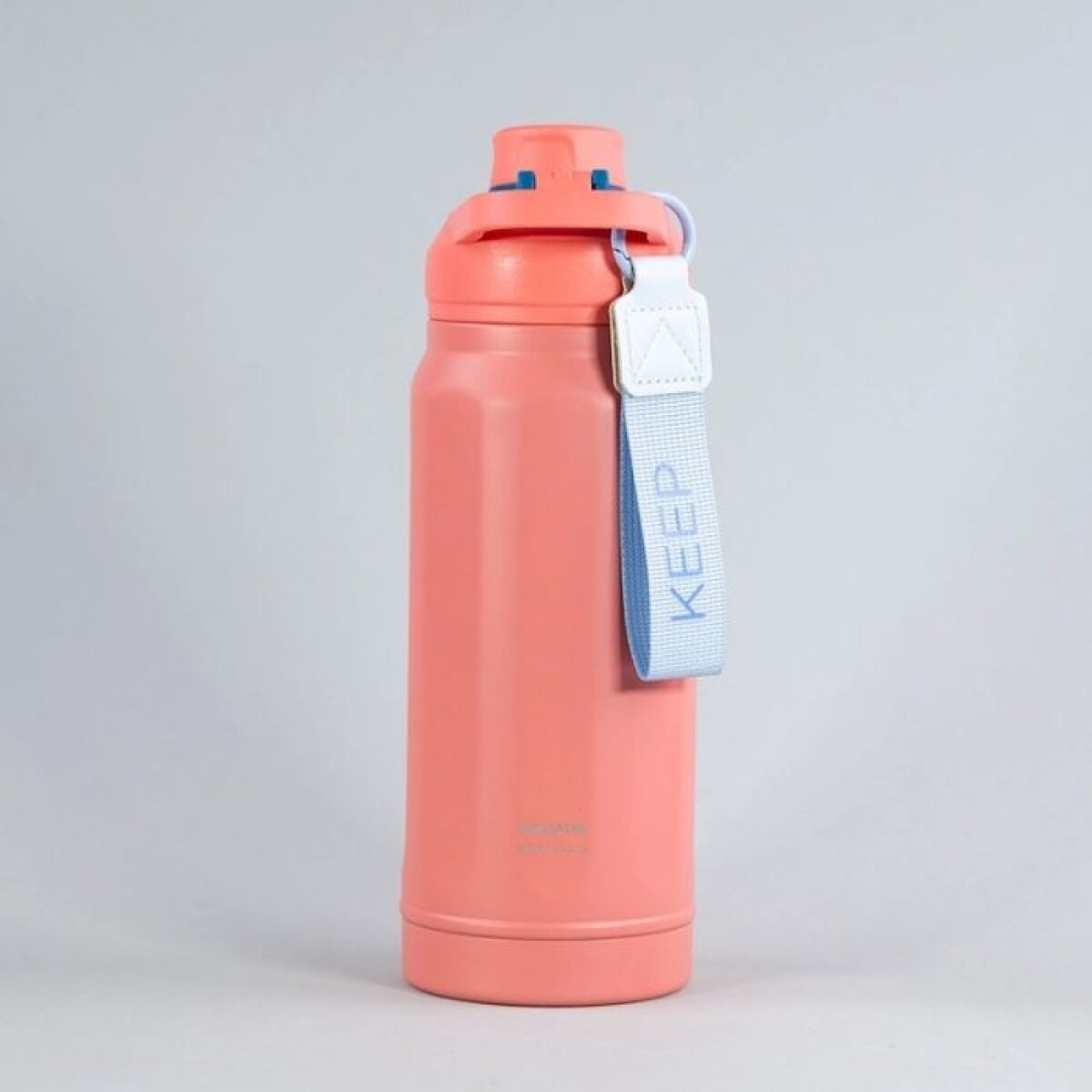 Botella Insulada Strap Flask Keep 650 Ml De Acero Inoxidable - rosa 