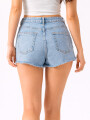 Short Aroza Azul Claro