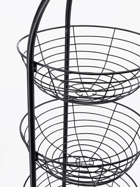 CESTA DESMONTABLE HIERRO NEGRO