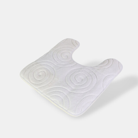 ALFOMBRA BLANCA P/BAÑO 45X45CM Unica