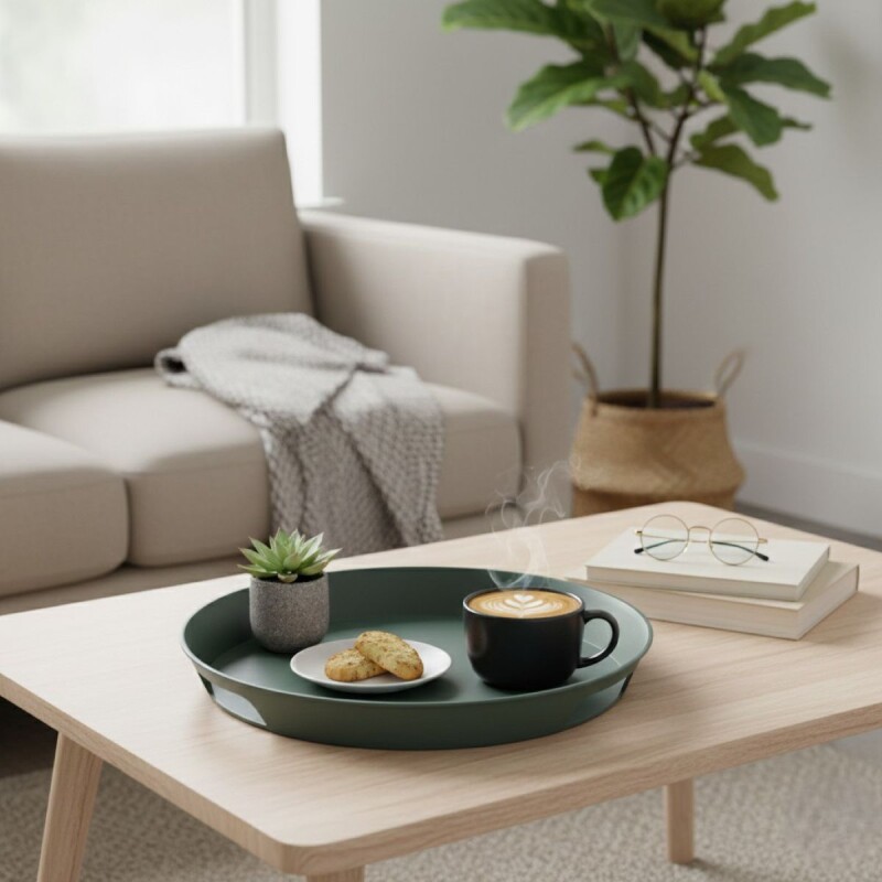 BANDEJA RED VERDE 30.3X29.5X3.8CM Unica