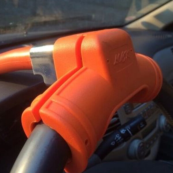 Traba Volante Dirección Tranca Auto Con Llave Cq-6004 TRABA VOLANTE DIRECCION CQ-6004