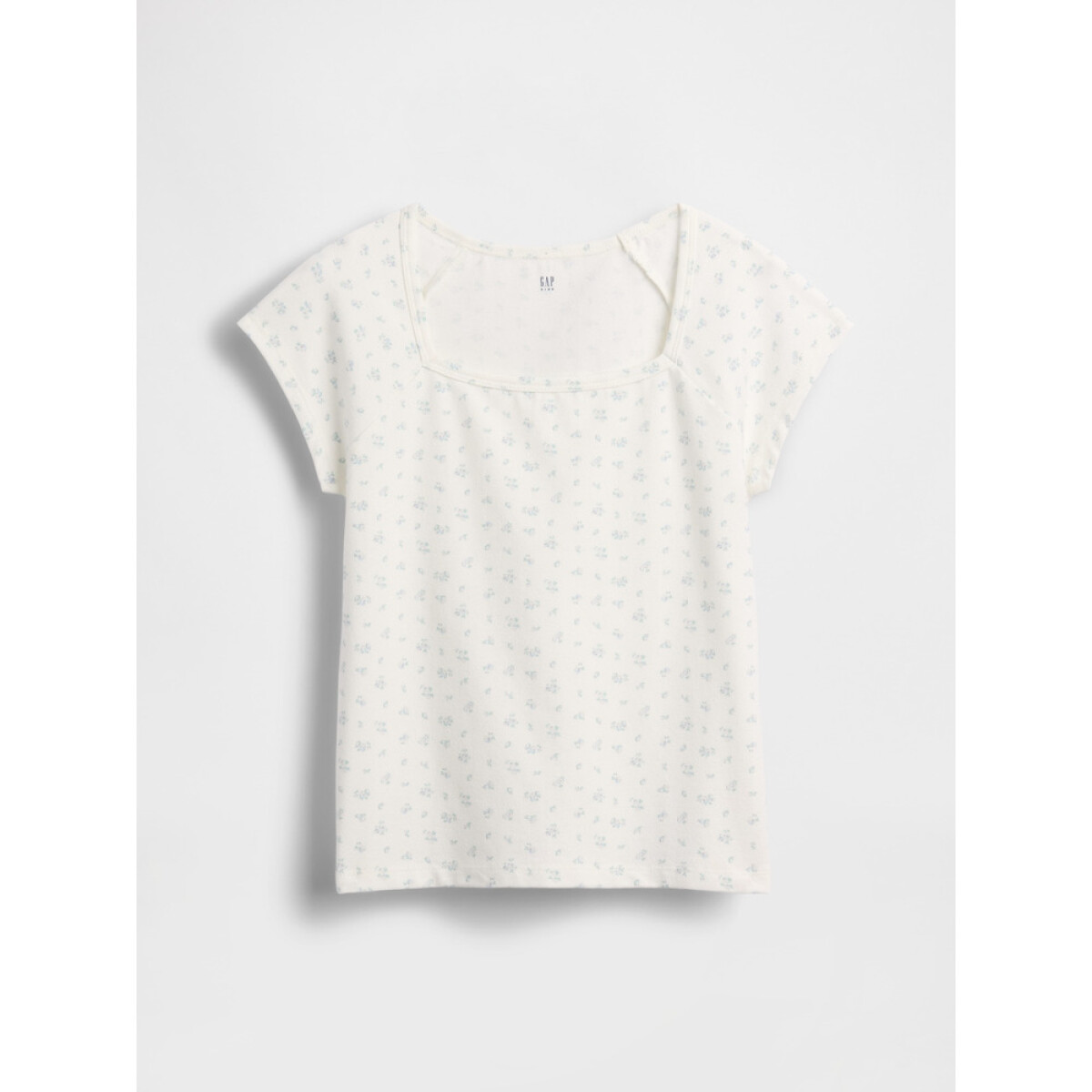 SS SQ NECK TEE - PINK FLAMINGO 