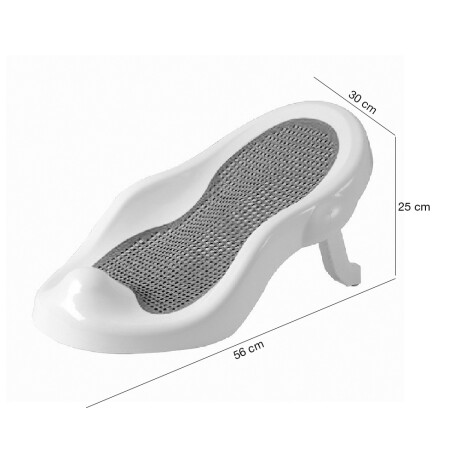 Soporte Antideslizante de Bañera Silla Cama de Ducha p/ Bebé Gris