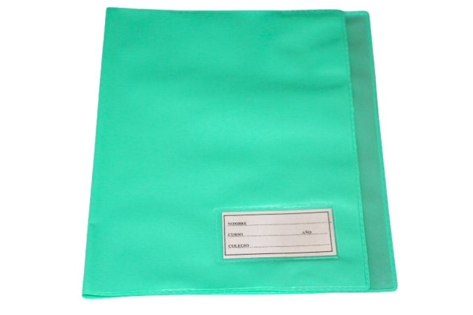 FORRO PLASTICO P.V.C. PARA CUADERNO - COLOR VERDE PASTEL 