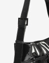 Saca Cartera Formato Saca Con Cinturones - Negro