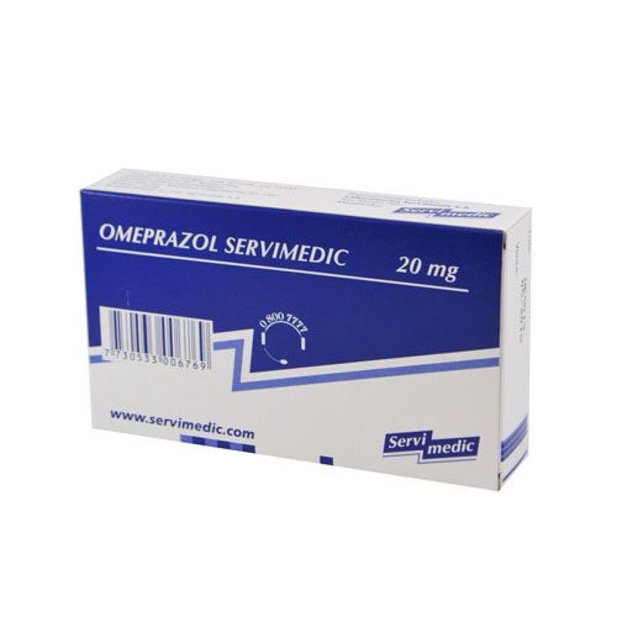 Omeprazol Servimedic 20 mg 30 Comprimidos – Antiácido y Protección Estomacal