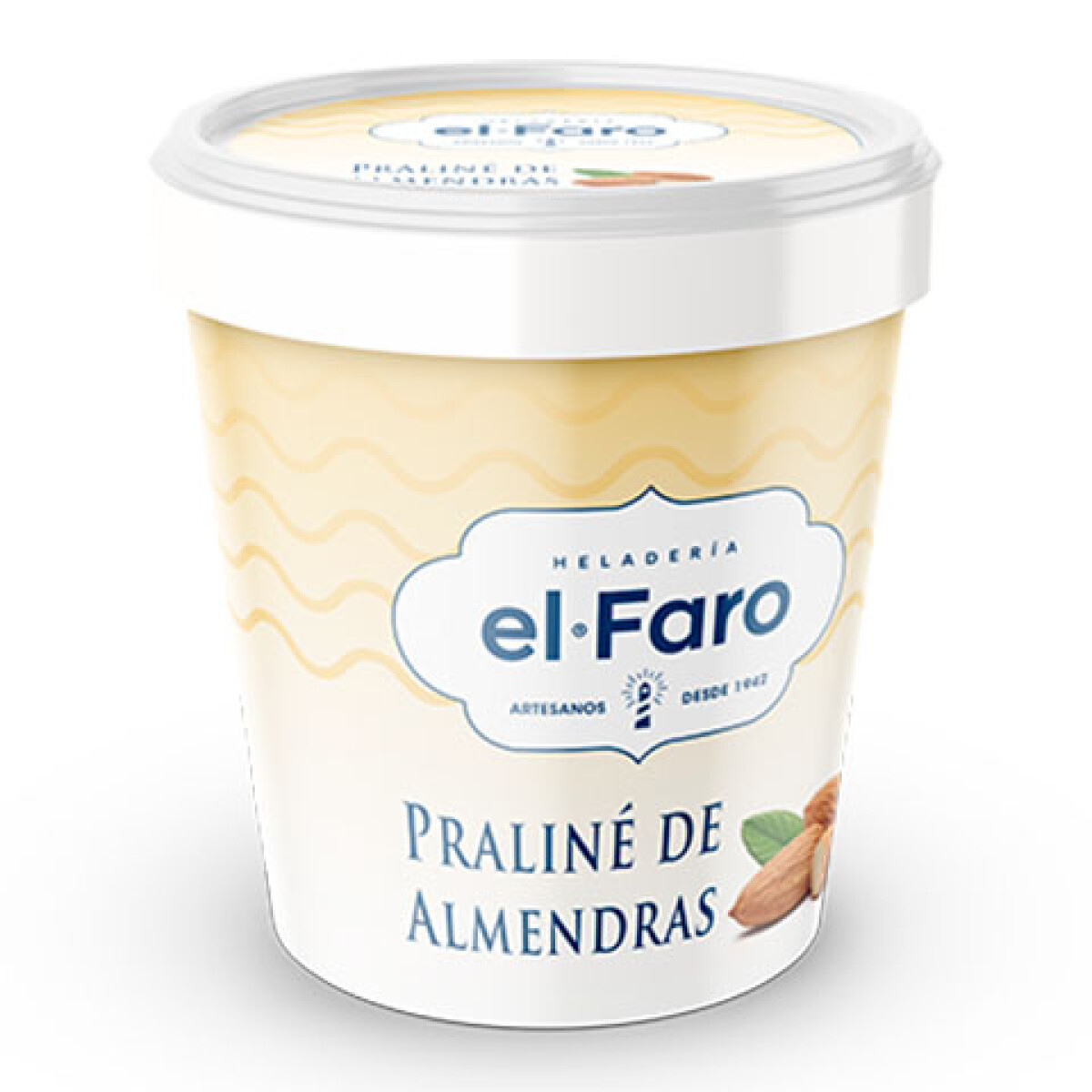 Helado de Praline de Almendras El Faro 1.1 Lts 